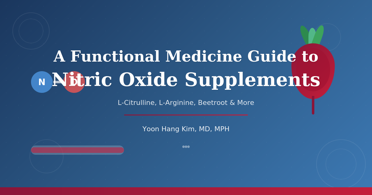 Nitric Oxide Supplements for Better Blood Flow: What Actually Works? A Functional Medicine Physician's Take on L-Arginine, L-Citrulline, and Beetroot